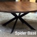 Large Diameter Solid Wood Round Dining Tables and Tops,  Custom Top Builder with Base Options