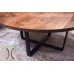 Large Diameter Solid Wood Round Dining Tables and Tops,  Custom Top Builder with Base Options