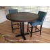 Large Diameter Solid Wood Round Dining Tables and Tops,  Custom Top Builder with Base Options
