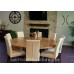 Large Diameter Solid Wood Round Dining Tables and Tops,  Custom Top Builder with Base Options