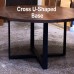 Large Diameter Solid Wood Round Dining Tables and Tops,  Custom Top Builder with Base Options