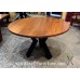 Large Diameter Solid Wood Round Dining Tables and Tops,  Custom Top Builder with Base Options