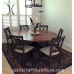Large Diameter Solid Wood Round Dining Tables and Tops,  Custom Top Builder with Base Options