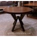Large Diameter Solid Wood Round Dining Tables and Tops,  Custom Top Builder with Base Options