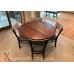 Large Diameter Solid Wood Round Dining Tables and Tops,  Custom Top Builder with Base Options