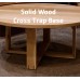 Large Diameter Solid Wood Round Dining Tables and Tops,  Custom Top Builder with Base Options