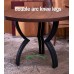 Large Diameter Solid Wood Round Dining Tables and Tops,  Custom Top Builder with Base Options