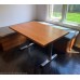 Custom Wide Plank Solid Wood Dining and Conference Table Builder with Leg and Hardwood Options Custom Wide Plank Solid Wood Dining and Conference Table Builder with Leg and Hardwood Options